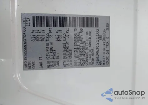 2015 Infiniti Qx60 from USA, damaged, VIN 5N1AL0MN2FC511102